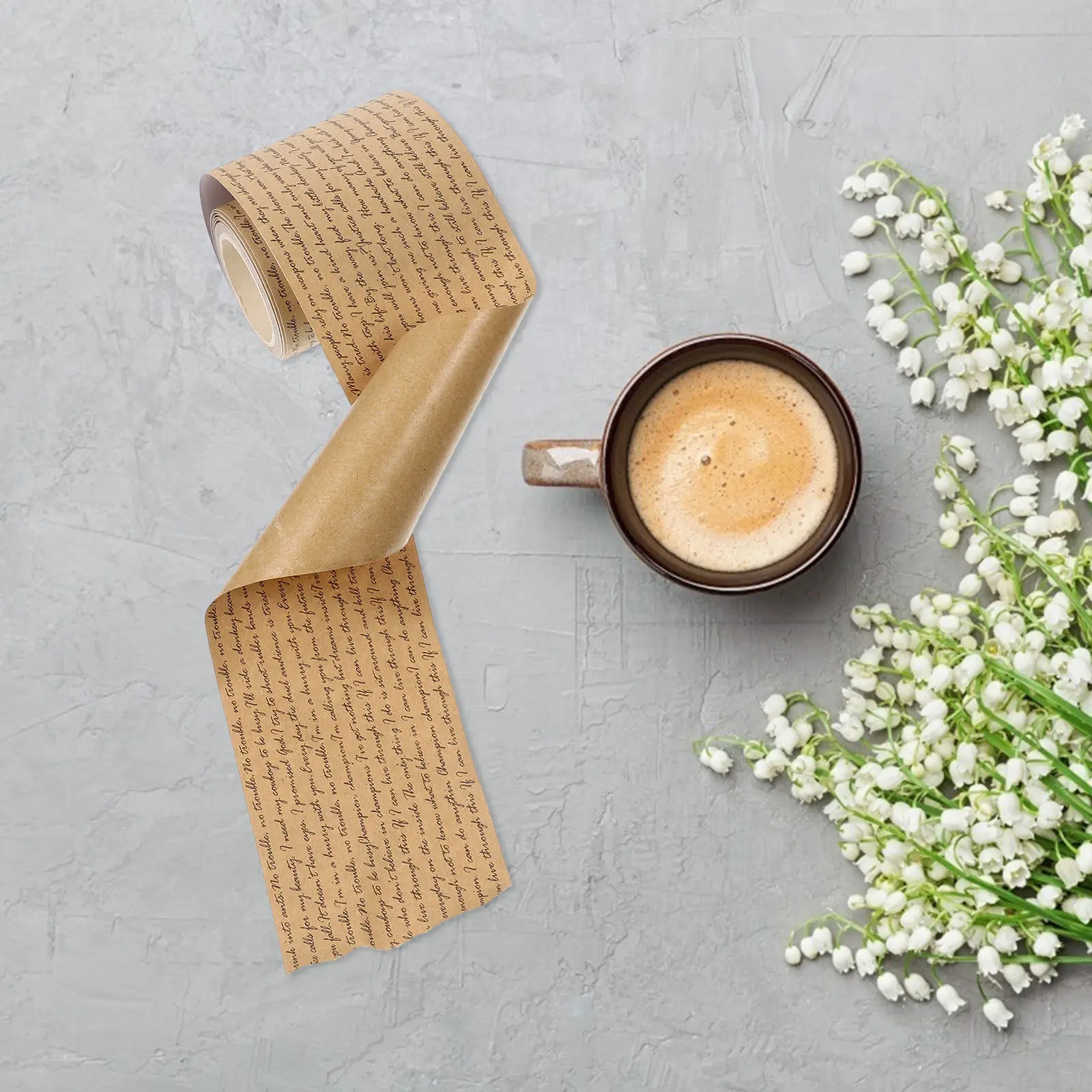 2 롤 빈티지 크래프트 종이 테이프 장 접착제 스크랩북 Diy 공예품 문구류 찢..