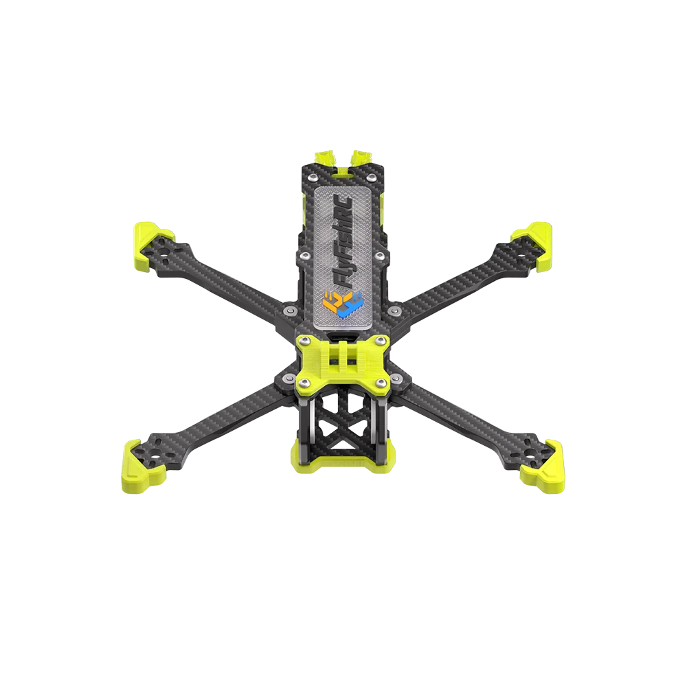 Cadre FPV Volador VX3 et VX3.5 3-3.5 pouces pour O4, détail des fixations moteur et du support de caméra.