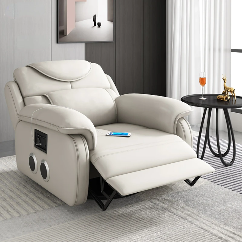 

Italian Reclining Sofas Single First Class Capsule Sofa Living Room Retractable Sofa Multifunctional Massage Chair Gaming Chair