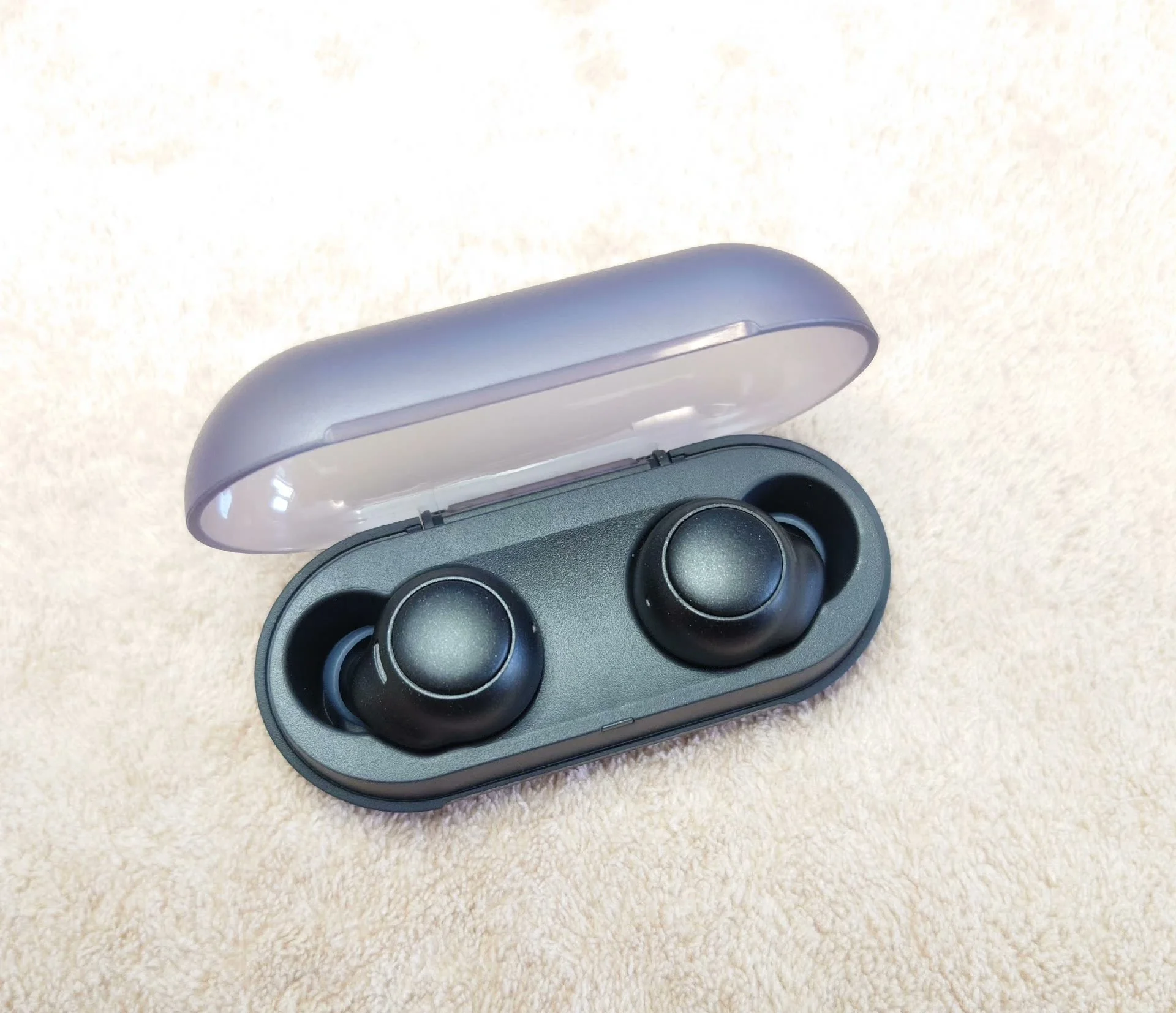 

Original Left Headset Right Headphones for Sony WF-C500 Wireless Earbuds, Battery Cover, Used Replacement, extra bass