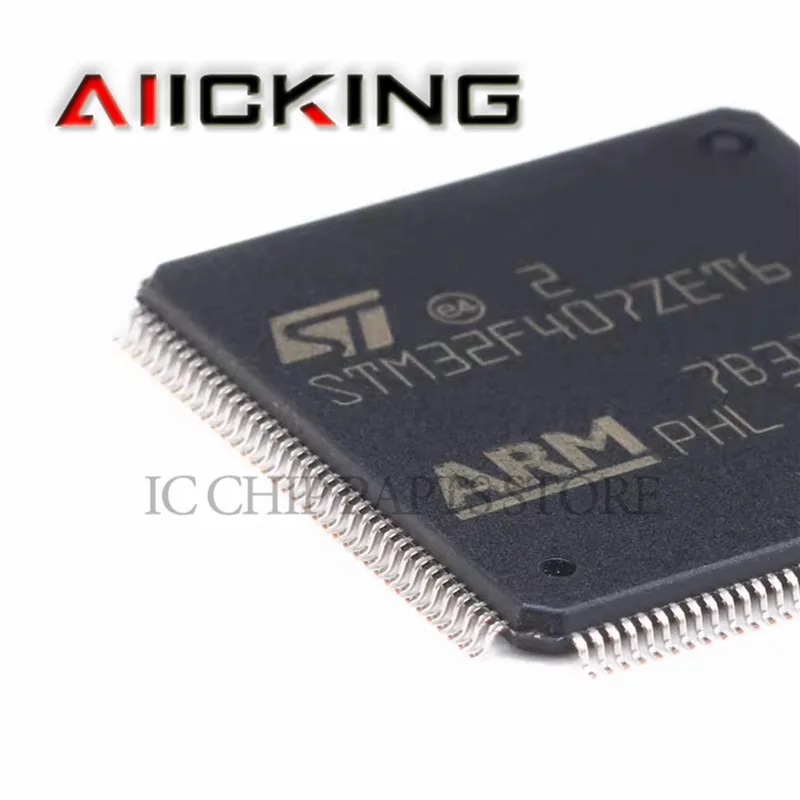 10pcs lot new original stm32f103cbt6tr stm32f103cbt6 marking stm32 f103cbt6 ic mcu 32bit 128kb flash 48lqfp STM32F407ZET6 2PCS LQFP-144 MCU 32Bit STM32 ARM Cortex M4F RISC 512KB Flash 2.5V/3.3V 144Pin LQFP Tray IC Chip Original In Stock