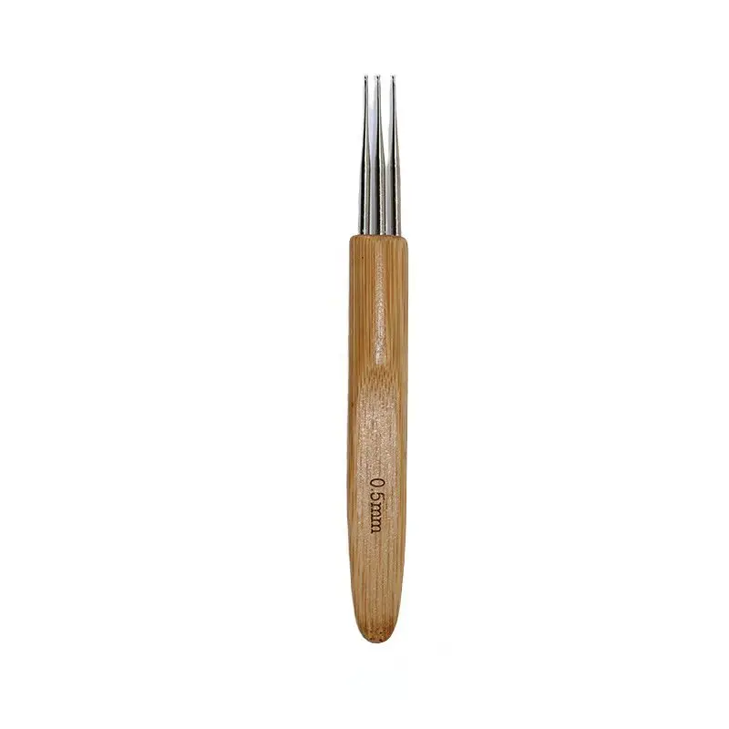 Crochet Hooks 0.5mm 0.75mm 1mm For Hair Dreadlock Braid Craft