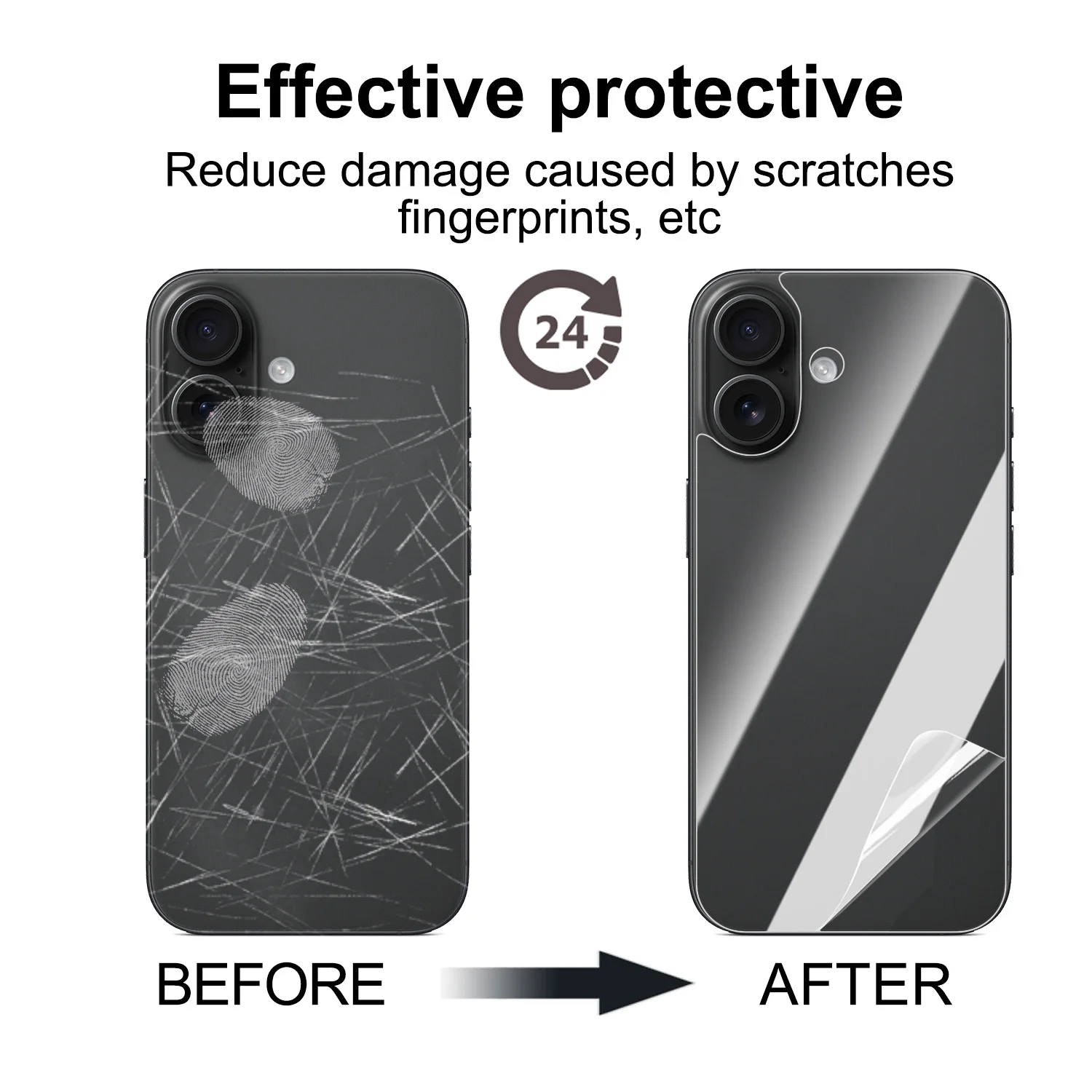 Phone Back Screen Protectors For iPhone 17 17Air 17Pro MAX Back Ultra Clear Soft TPU Hydrogel Films For iPhone17 Accessories 3