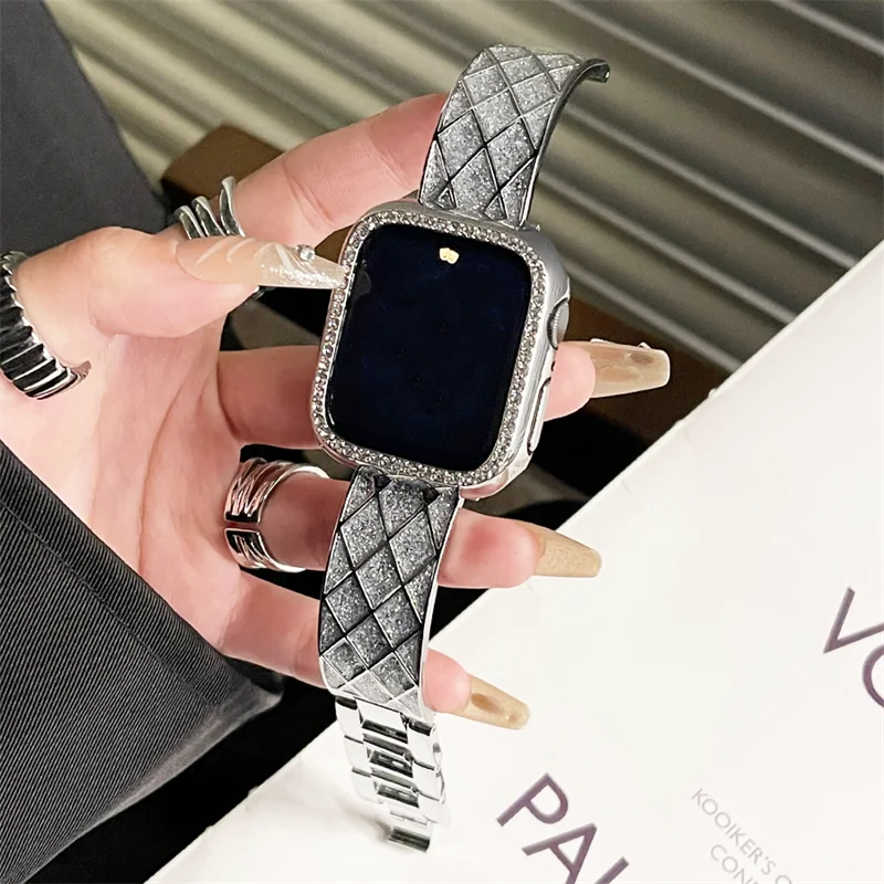 

Браслет металлический для Apple Watch Band Ultra 2 49 мм 45 мм 44 мм 42 38 40 41 мм