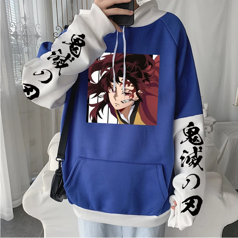 Anime Demon Slayer Tsugikuni Yoriichi Hoodies Winter Anime