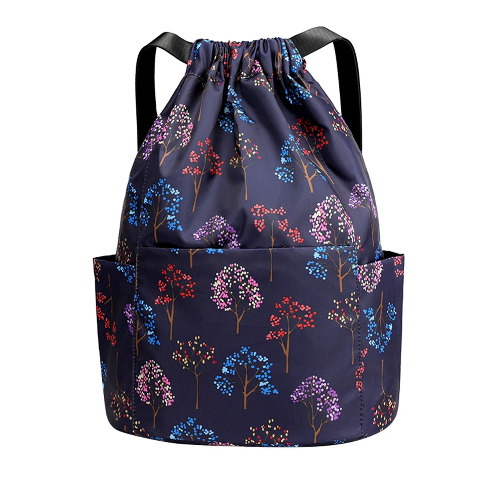 Drawstring Foldable Large Capacity Dry-Wet Separation Travel Sports Backpack Exotic Drawstring Gym Sack Backpack Bag 4