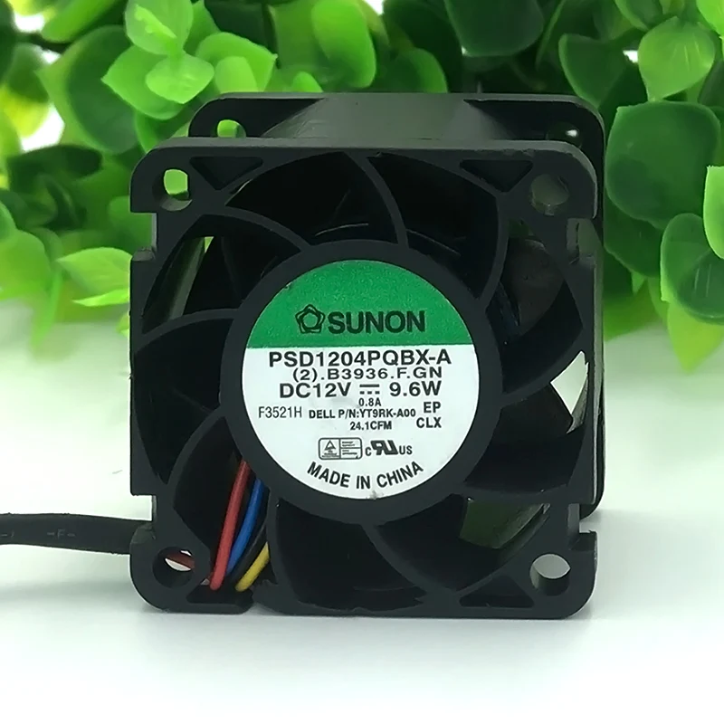 Новый оригинальный 4028 4 см PSD1204PQBX-A DC12V 9,6 Вт 0,8 А вентилятор охлаждения с большим объемом воздуха для сервера