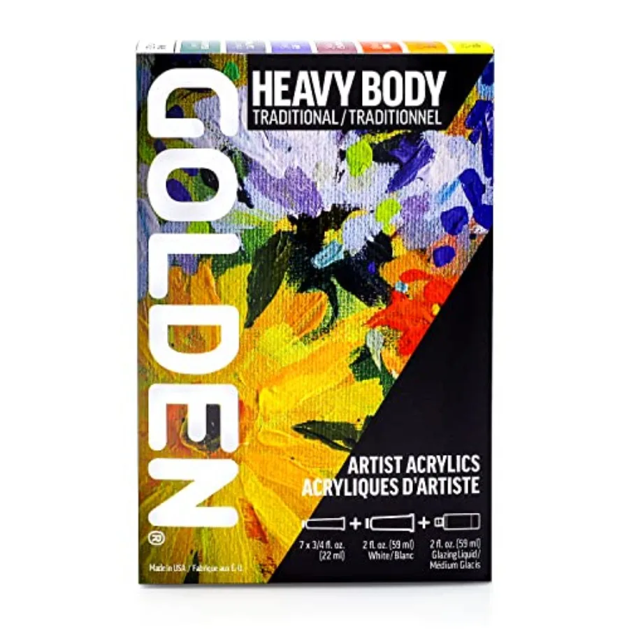 Golden Heavy Body Acrylic Set 4