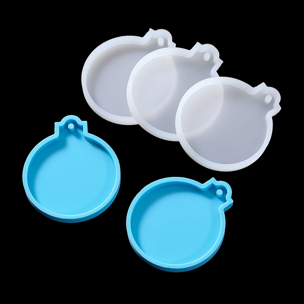 

Christmas Ball Ornament Pendants Epoxy Resin Silicone Mold For DIY Keychain Pendant Xmas Tree Pendant Casting Decoration Supplie