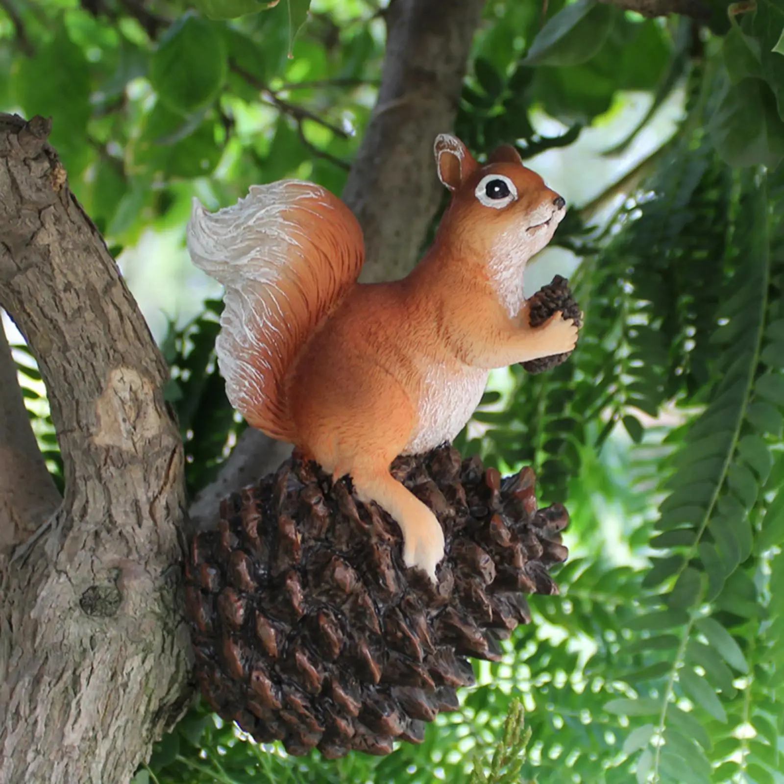 

Squirrel Pendant Animal Statue Cake Topper Collection for Patio Ornaments