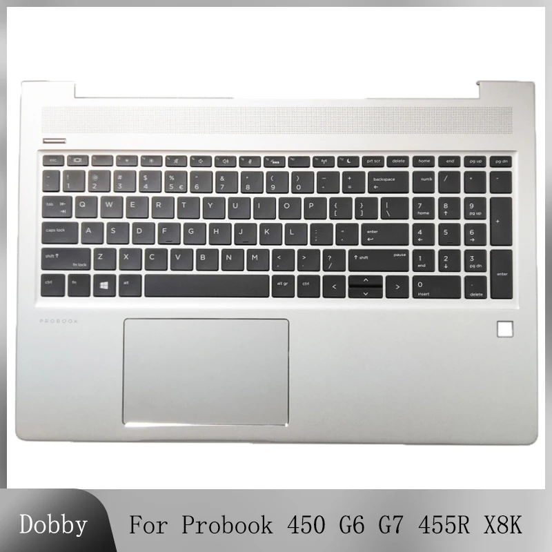 

New US/SP/FR/LA Keyboard For HP Probook 450 G6 455R X8K Zhan66 15 G2 Top Case Laptop Palmrest Cover Touchpad Keyboard Backlight