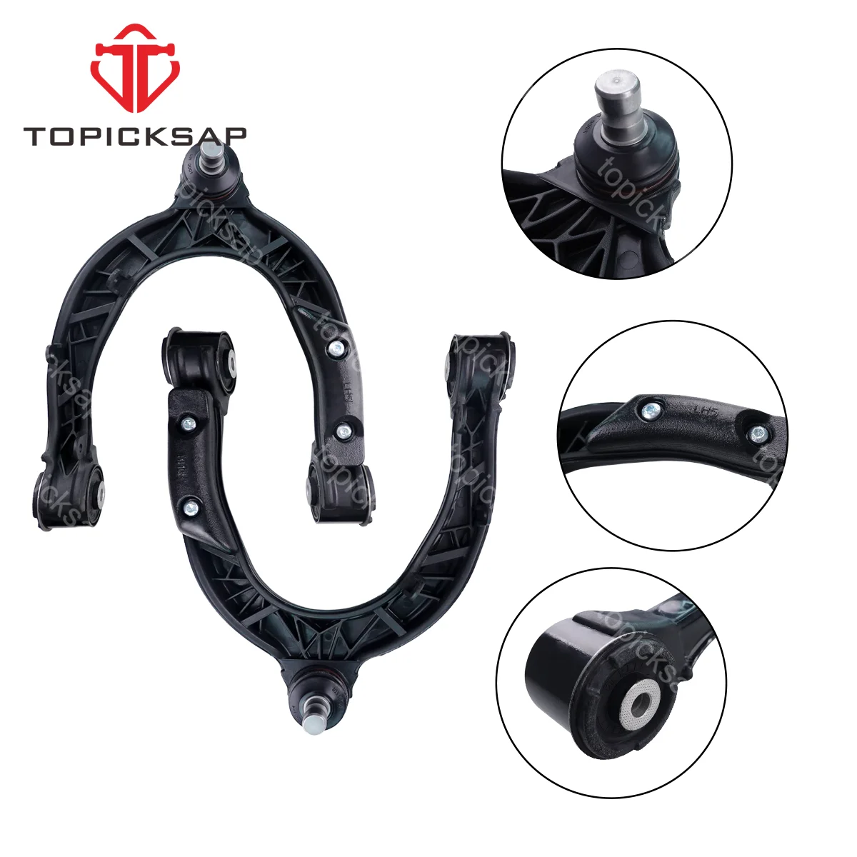 

TOPICKSAP Pair Front Upper U-Type Control Arm Suspension 2pcs Kit for Tesla Model 3 5JY3 Model Y 5YJY 2017 - 2022 1044321-00-G