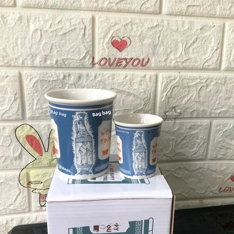 New York Coffee Cup Ceramic Mug - كوب قهوة سيراميك...