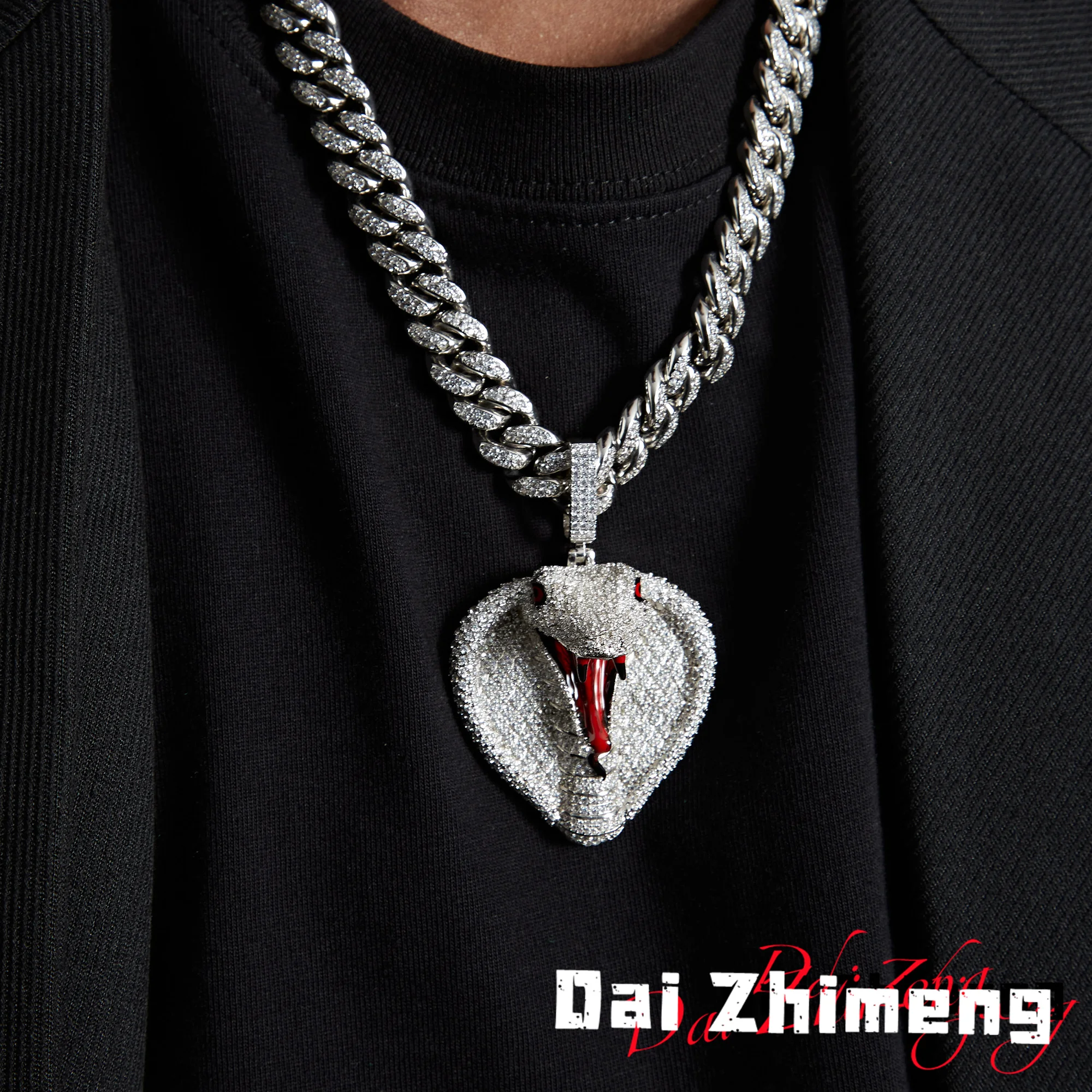 

DZM European and American New Versatile Hip Hop Pendant Cartoon Instagram Men's and Women's Fashion Necklace Accessories