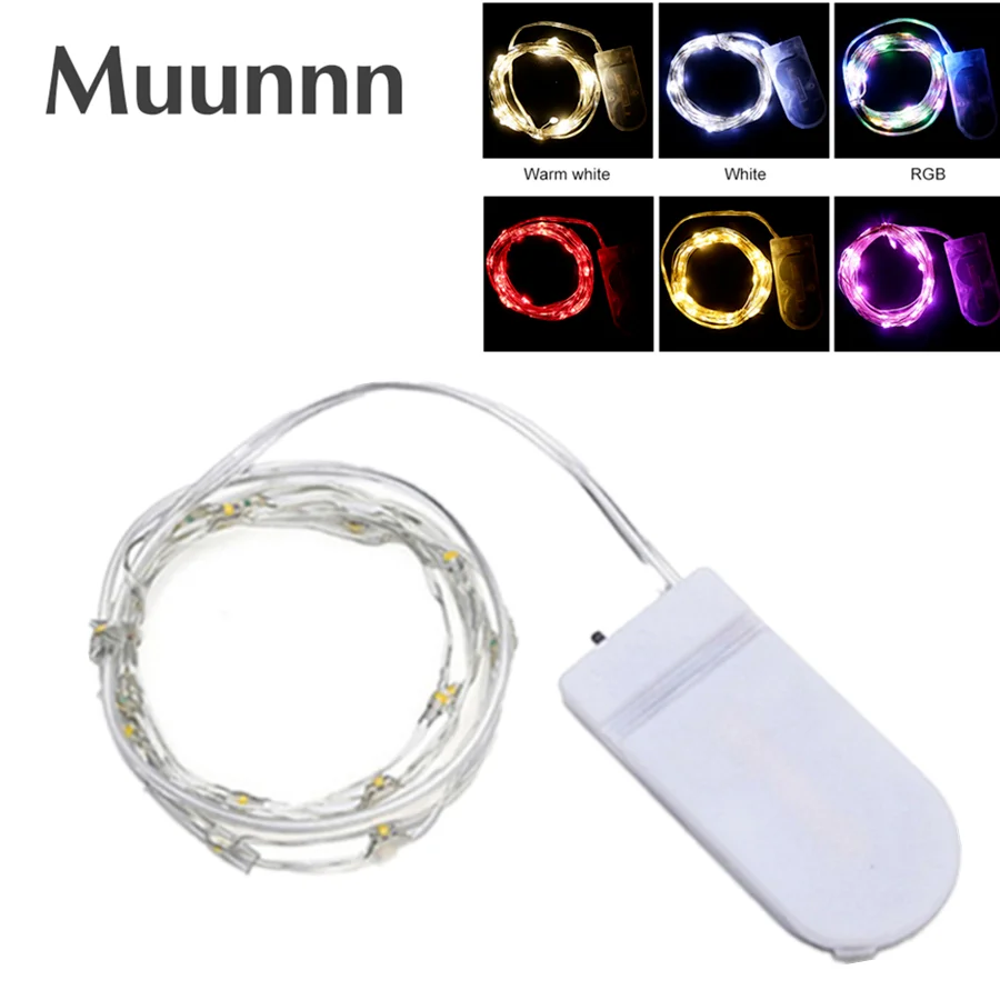 LED Kupferdraht wasserdichte Lichterketten batterie betriebene Lichterketten Party Hochzeit Indoor Weihnachts dekoration Girlande Lichter