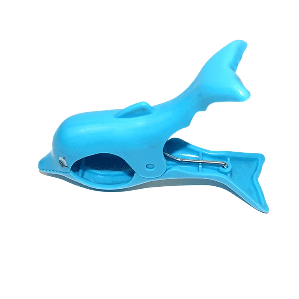 Cute Animal Beach Towel Clamp Animal Decorative Clothes Pegs Pins Plastic Towel Wind Clips for Sun Lounger Beach Sunbed
