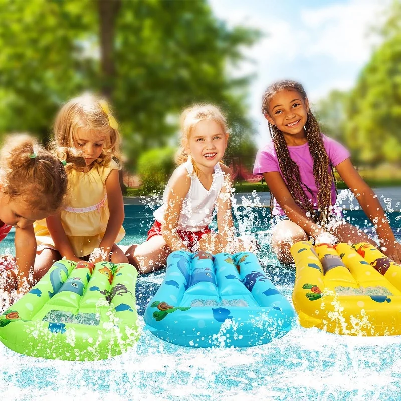 Children Bodyboard for Kids Beach Float with Handles Summer Portable Inflatable Surfboard Swimming Body Board Pool Float Beach 2