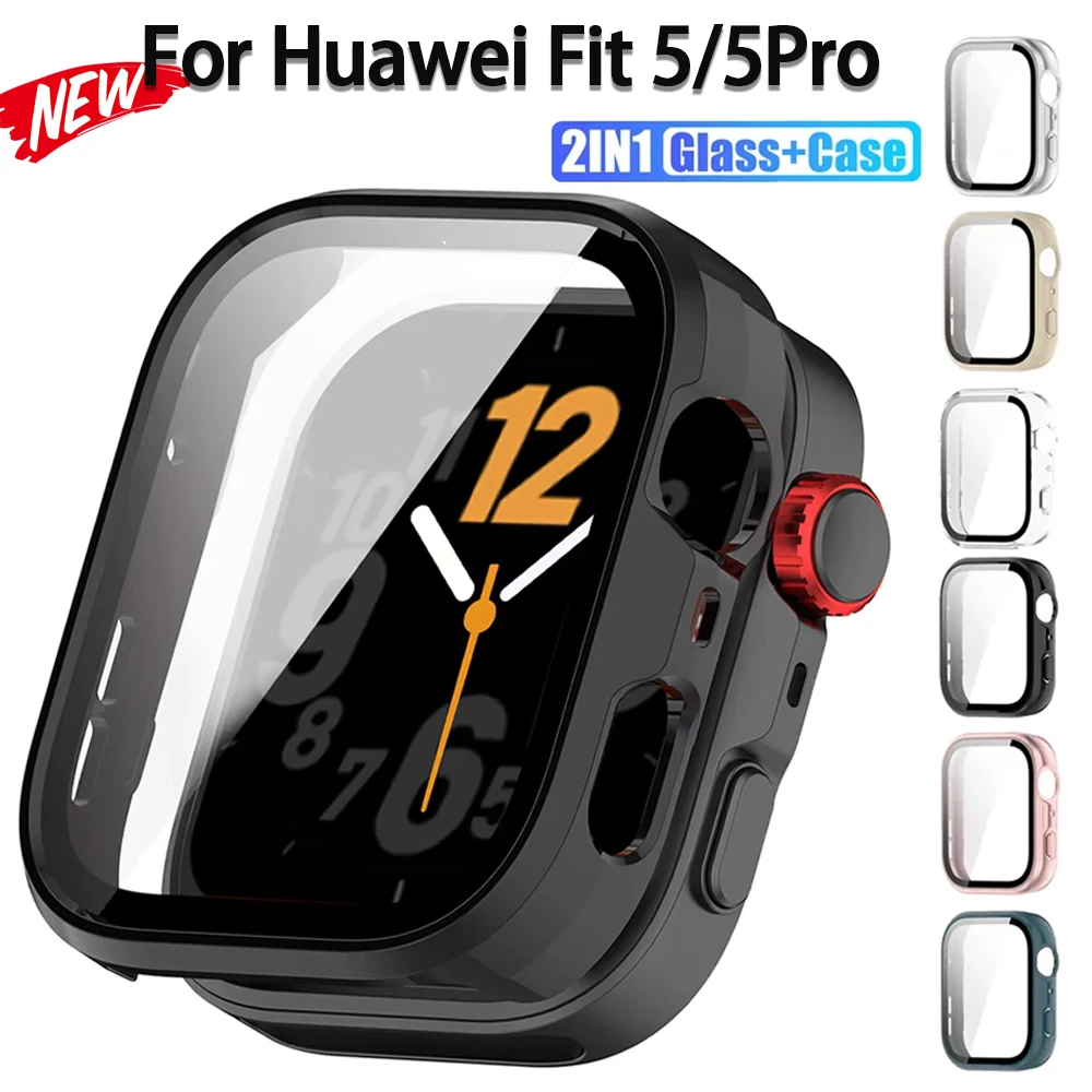 Premium Tempered Glass Screen Protector with Protective Bumper Case