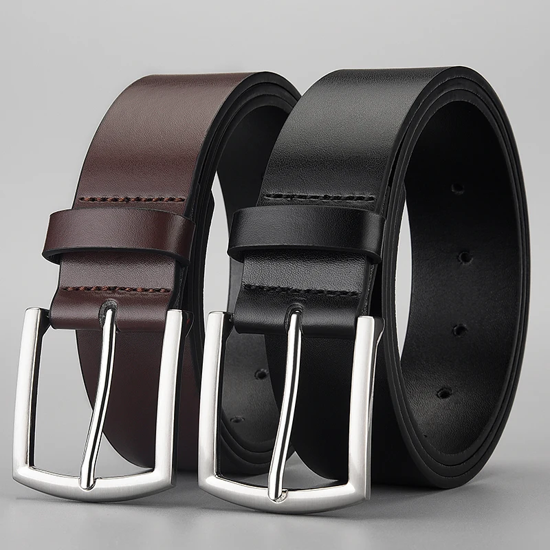 luxury designer Men Casual Black Genuine Leather Belt Multicolor - Price in  India