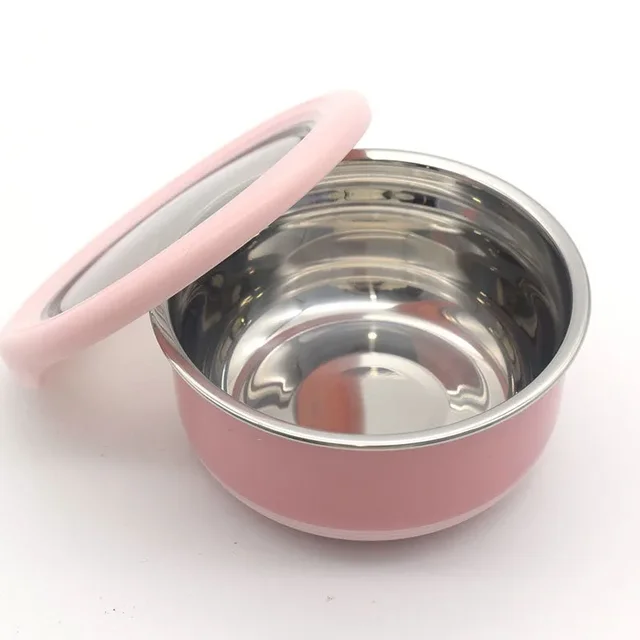 Boîte de conservation des aliments en acier inoxydable, bol de scellage des aliments, boîte à déjeuner Anti-brûlure avec couvercle, bol de scellage des aliments de cuisine, boîte de conservation des aliments frais 6