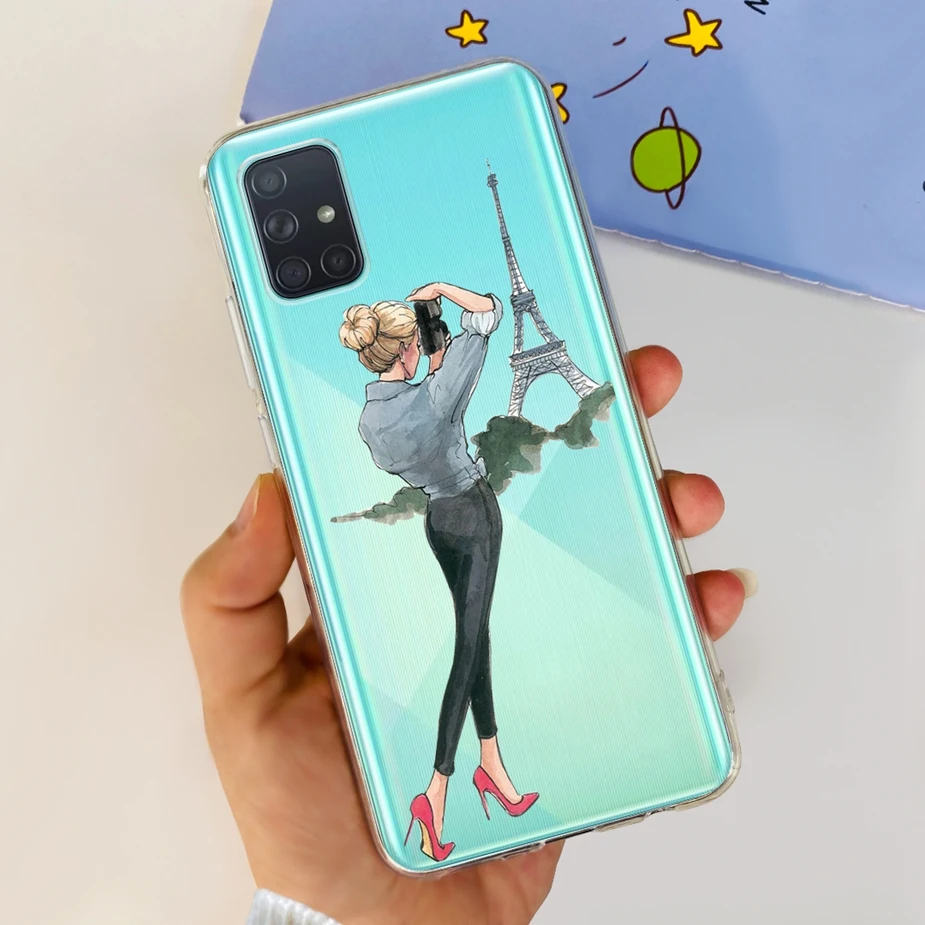 Stylish Painted Soft Silicone Phone Case with Bumper