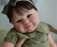 50 CM Full Vinyl Body Reborn Girl Baby Doll Toy 3D-paint Skin With Vein Maddie For Girl Princess Toddler Lifelike 1