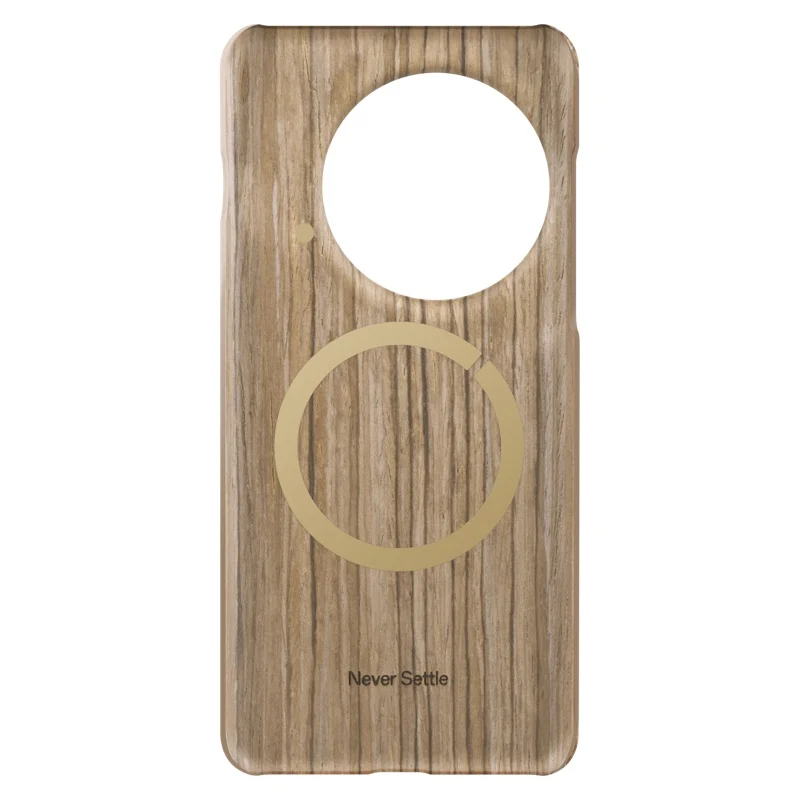 Original Case For OnePlus 13 Case Carbon Sandstone Black Wood - Main Image