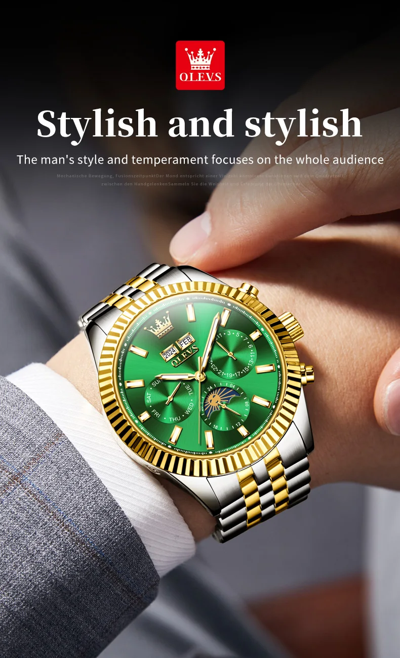 OLEVS 6688 Automatic Mechanical Men's Watch description image 2