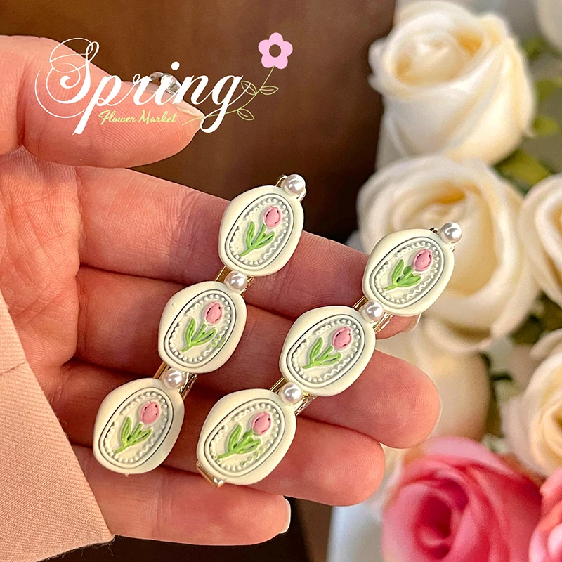 Рисунок 3 - Заколка для волос с жемчугом в виде тюльпана