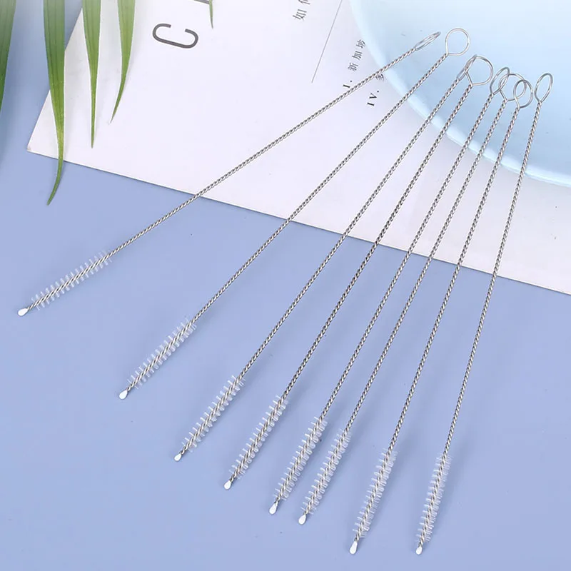 Fine Tube Cleaning Brushes Tools 10pcs set Pipette Tank Pipe Brush Bottle Suction Tube Glass Cleaner