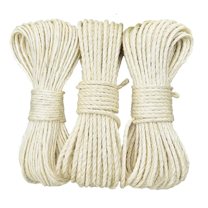 Natural Sisal Rope for Cat Tree Cat Scratching Post Replacemen