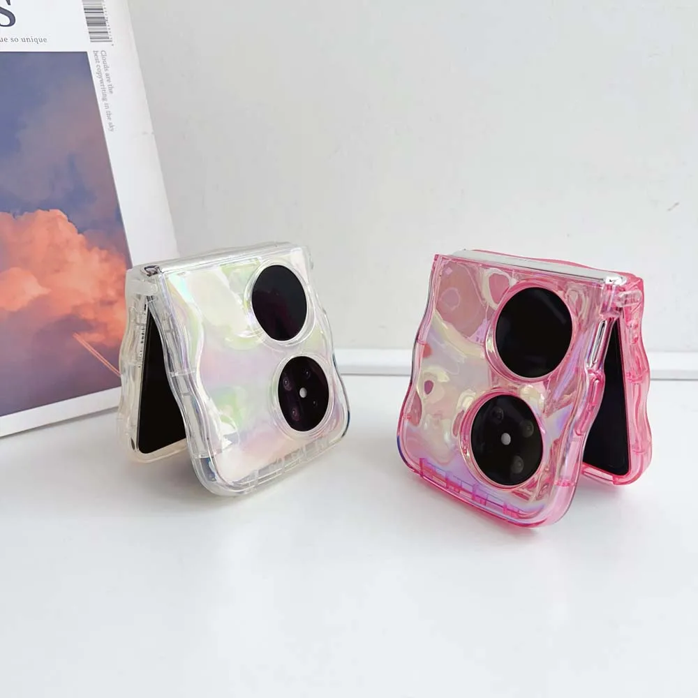 Aurora Colorful Meteorite Pattern Shockproof Anti-Slip Translucent Soft Case