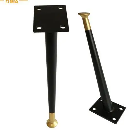 Iron beveled sofa legs coffee table hardware accessories