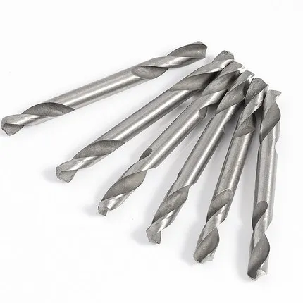 

Double-head stainless steel twist drill electric drill high-speed steel straight shank drill double-edged small drill bit