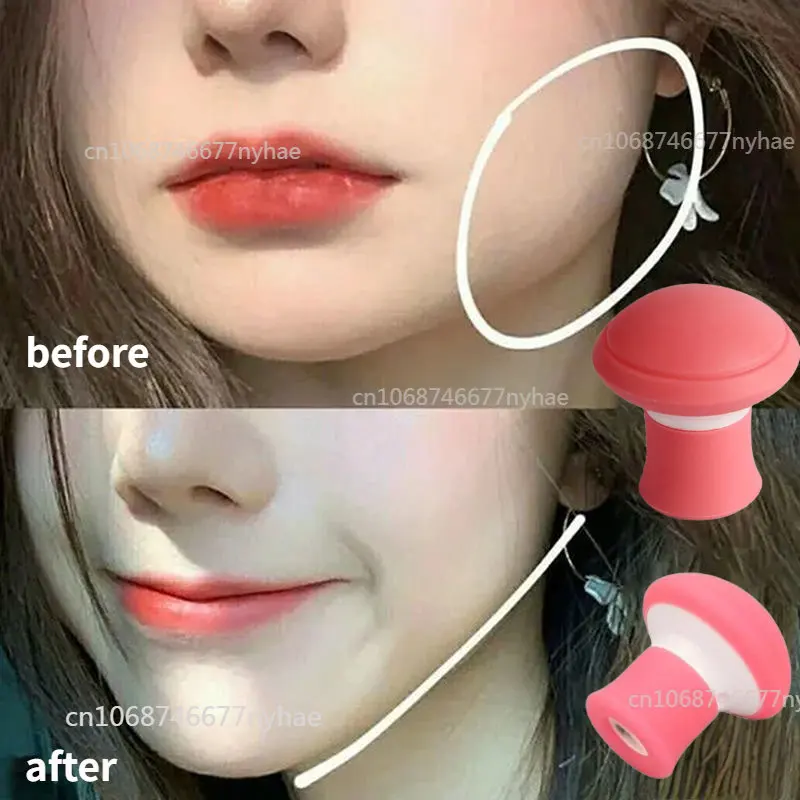 Gel 1/2/3 STK Silica Mundkæbe Træner Slankende ansigtsløftningsværktøj Hage V ansigtsløftning Fjernelse af tynde rynker_voghion.com
