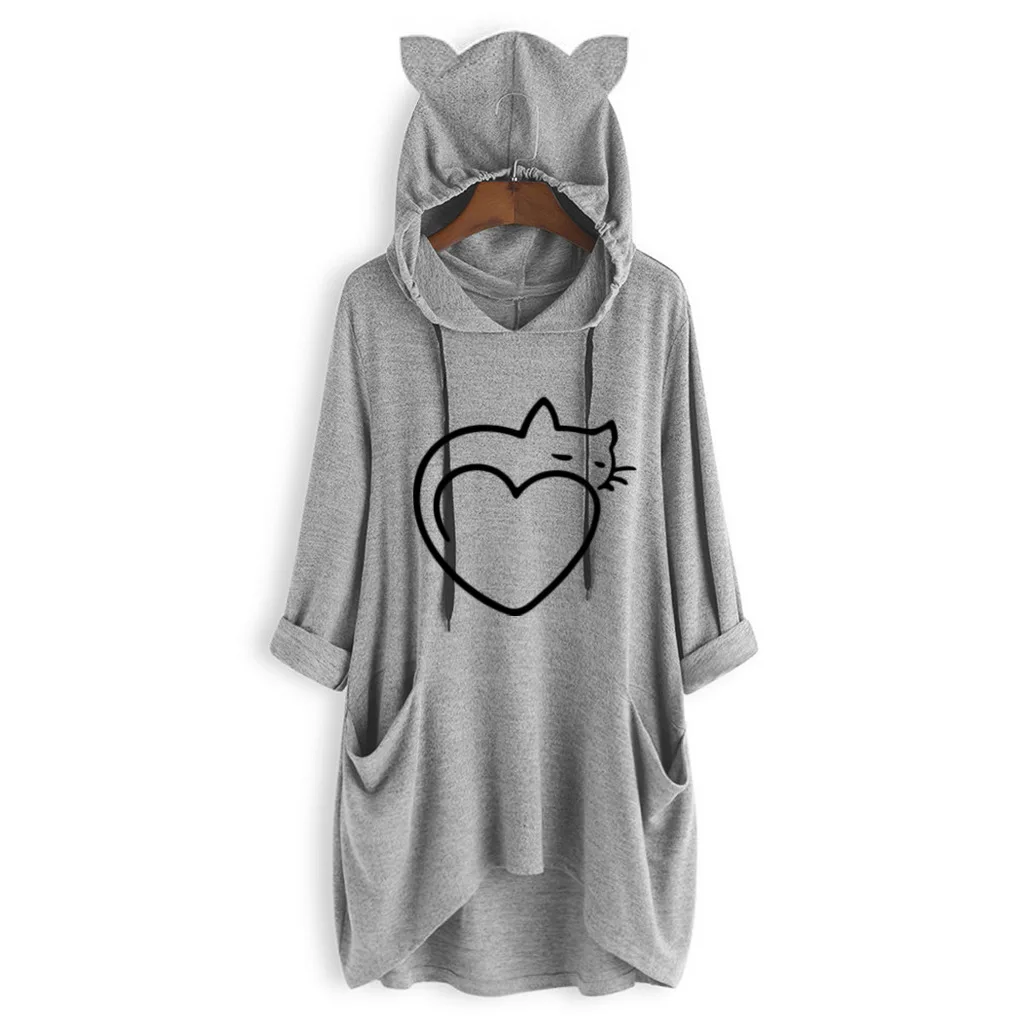 Spring New Women's Hoodie Casual Loose Sweater Fashion Top Sweatshirt Harajuku Hoodie