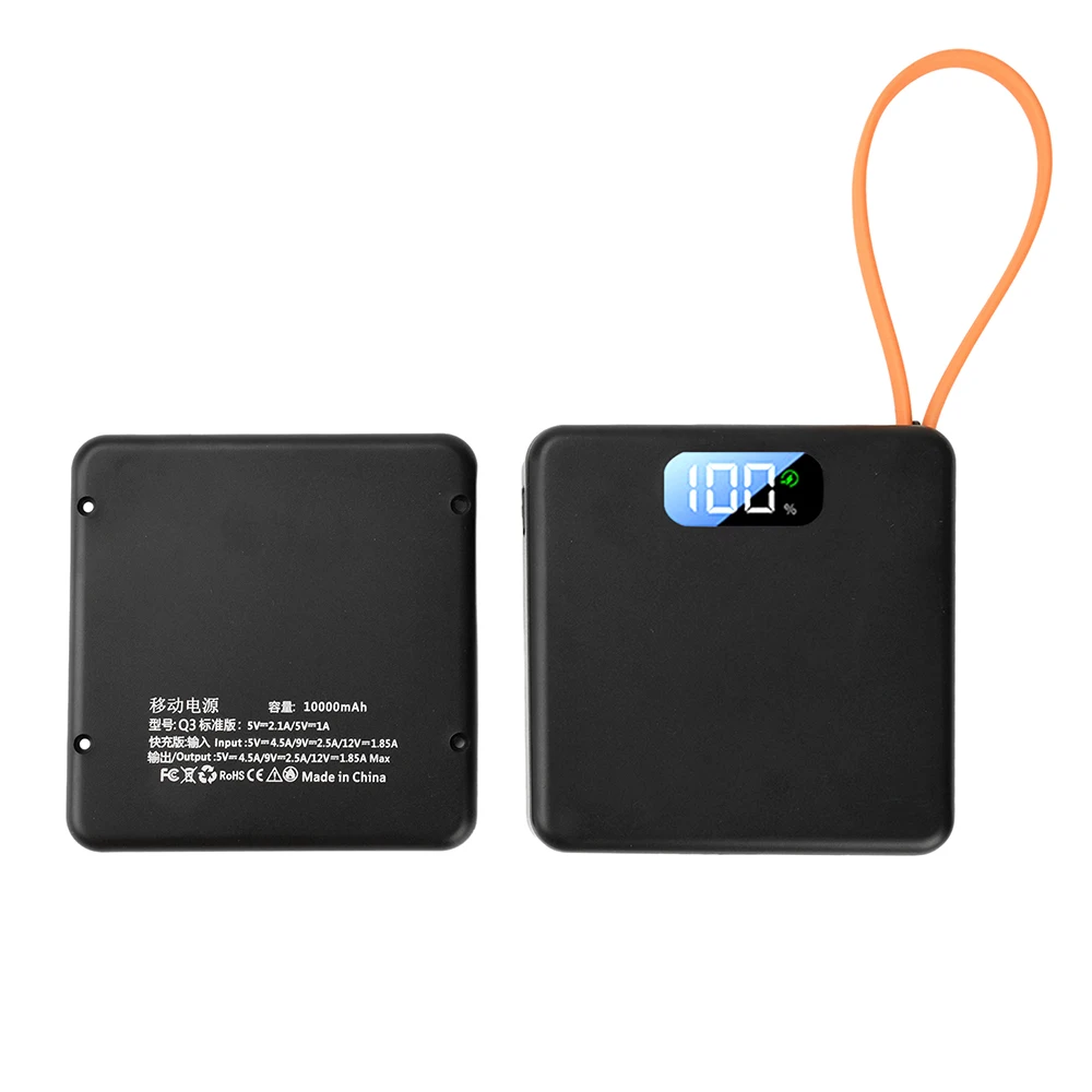 Power Bank fai-da-te 18650 Batteria portatile rimovibile senza saldatura 22,5 W Ricarica rapida Modulo ricaricabile 10000 mAh con display LCD - Image 5