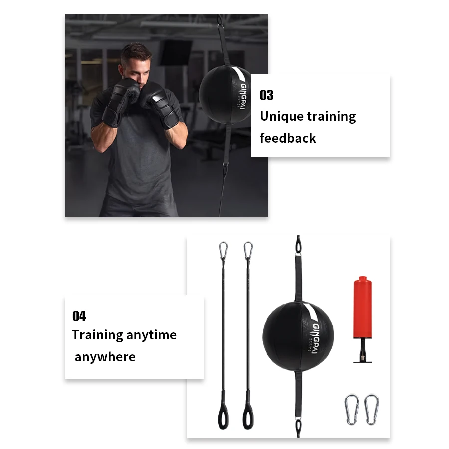 Training Reaction Speed Speed Balls Muay Thai Punch Boxing Fitness Sports Equipment Training PU Punching Ball Pear