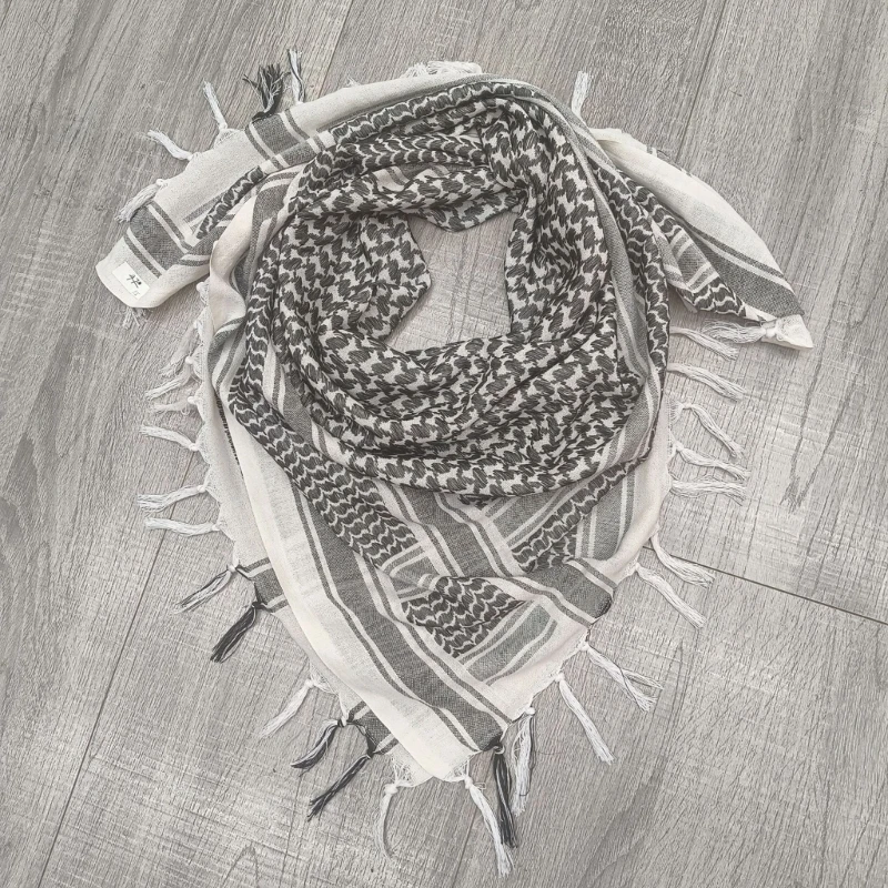 Cotton Keffiyeh Tacticals Desert Scarf Wrap Shemagh Head Neck Arab Scarf Unisex Arab Shemagh Keffiyeh Palestine Scarf