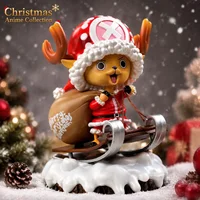 مجسم توني توني تشوبر (ون بيس) بزي الكريسماس بطول 16 سم | One Piece Tony Tony Chopper Christmas Edition Action Figure 16cm