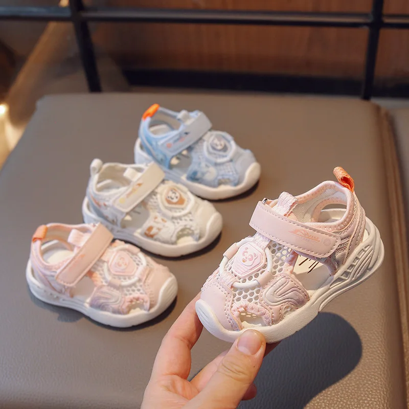 

2023 Summer Boys' Sport Walking Sandals with Soft Sole Baby Toddler Casual Kids Sneakers Infant Little Children 0-3 Years