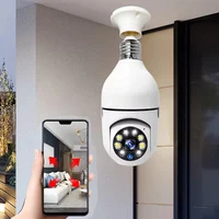 Caméra de Surveillance à ampoule HD 1080P E27, antivol, moniteur de sécurité intérieure et extérieure, sans fil, WiFi, Vision nocturne, Audio IP 2