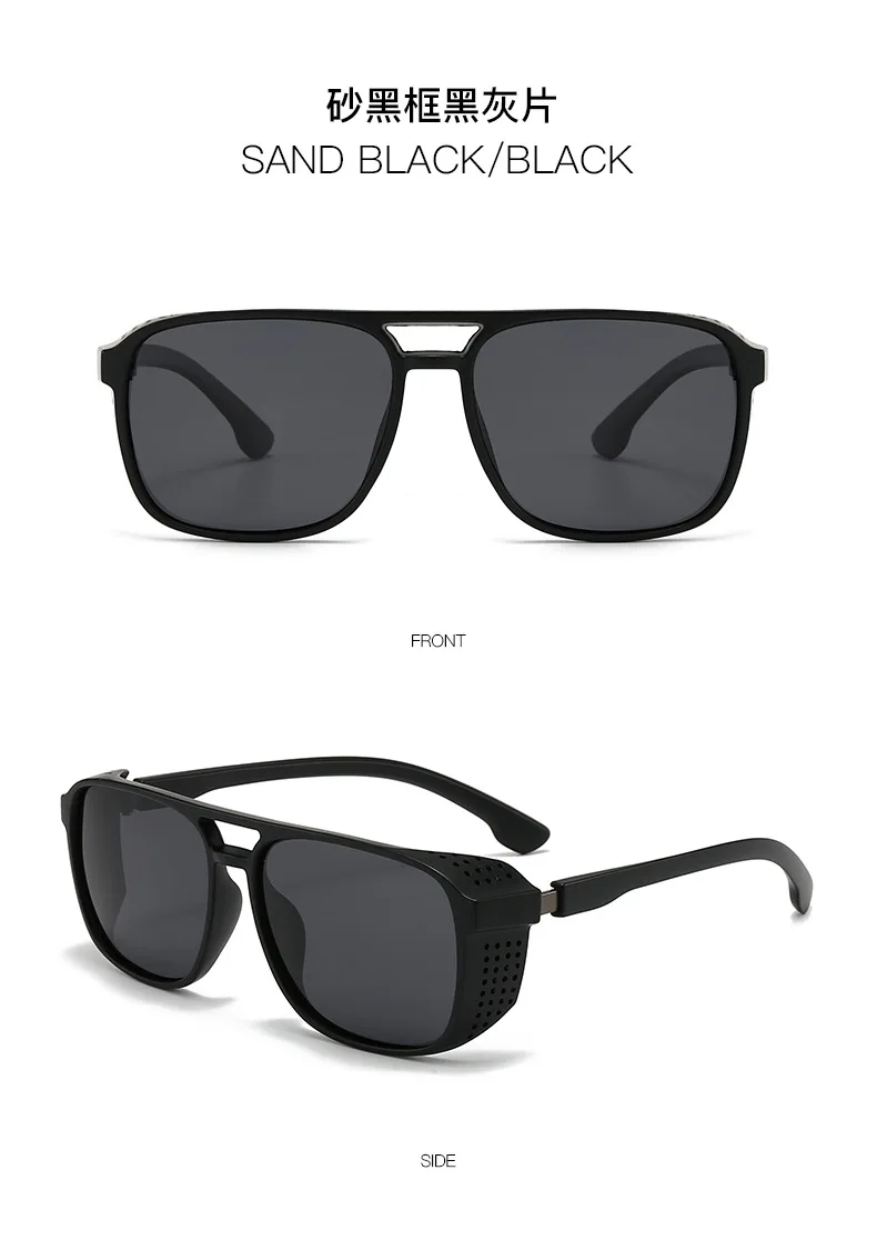 BOYSEEN Polarisierte Sonnenbrille, Doppel-Nasenbrücke, PC-Sonnenbrille, Outdoor-Angeln, Einkaufen, Sportbrille – Detail 12