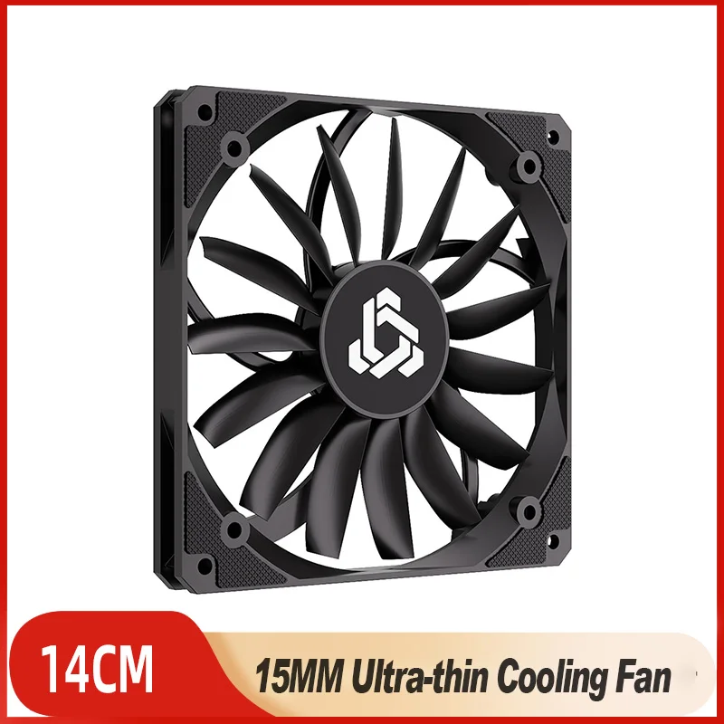 TEUCER UT-14015 14CM Ультратонкий вентилятор охолодження 12V 4PIN PWM Silent High Wind Pressure Design 15MM Товщина PC Case Fan For Gamer
