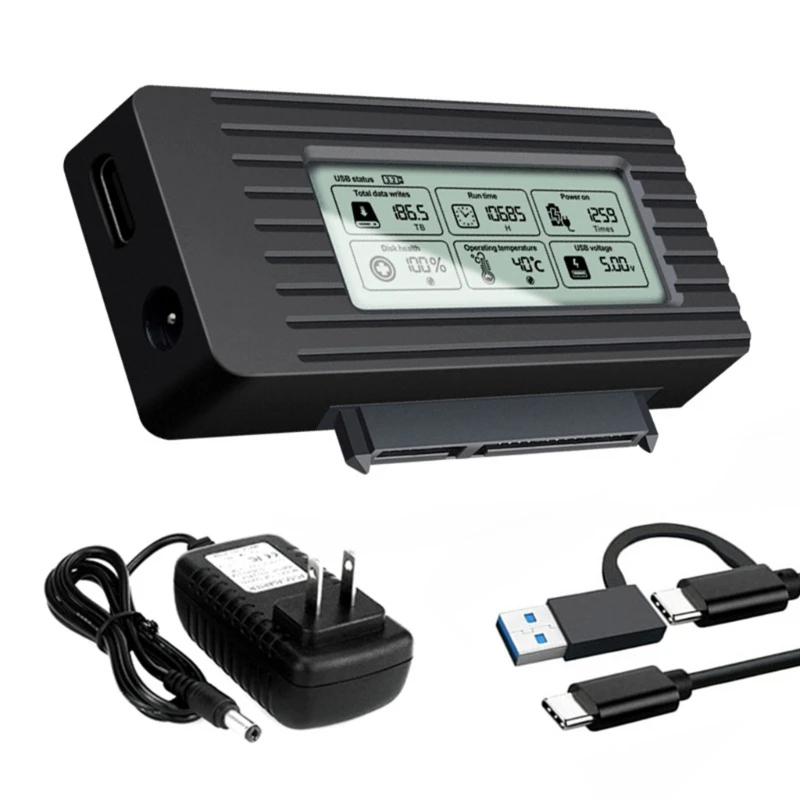 Hard Adapter Enclosure USB3.1 2.5/3.5Inch Digital Display Cable