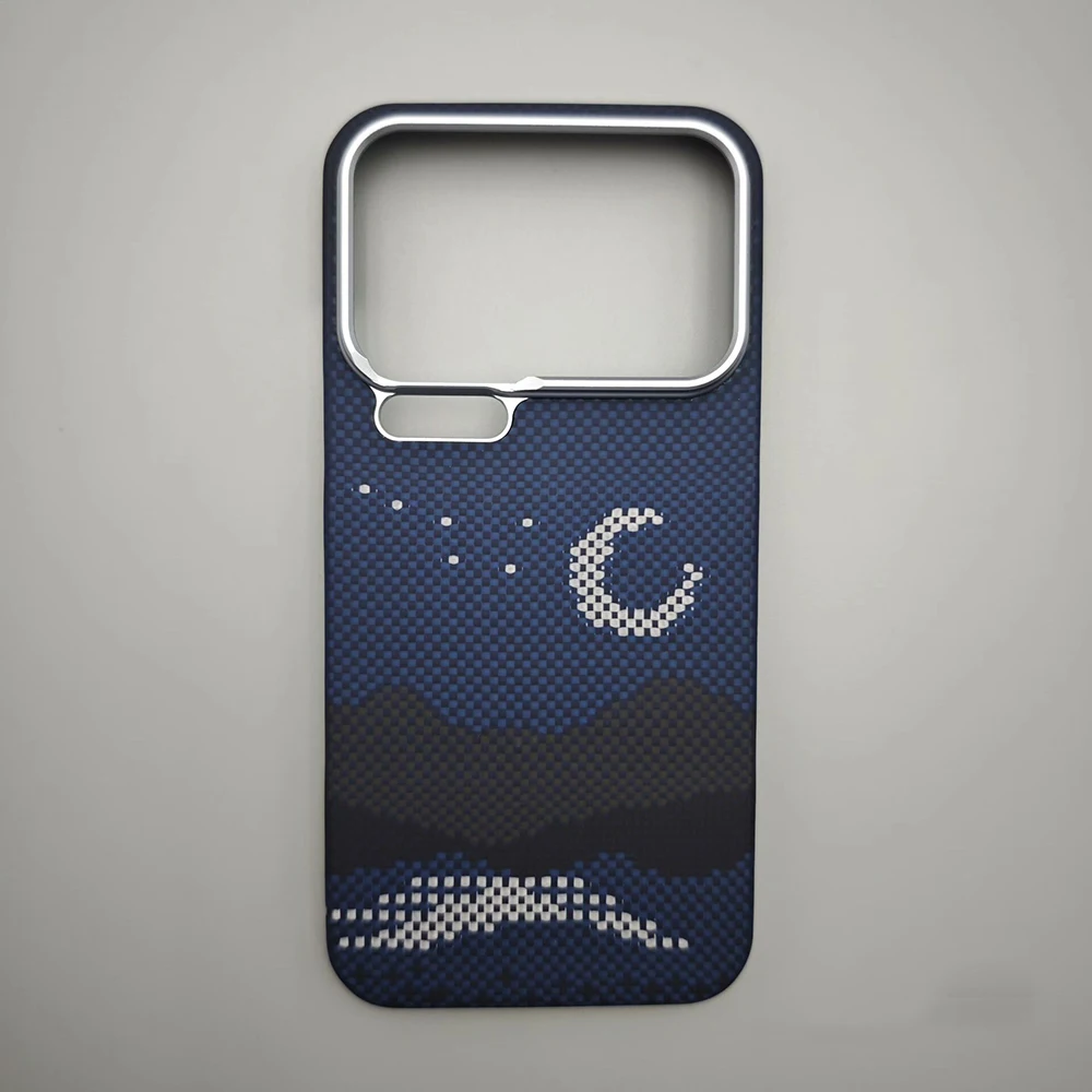 Sleek Magnetic Aramid Carbon Fiber Phone Case