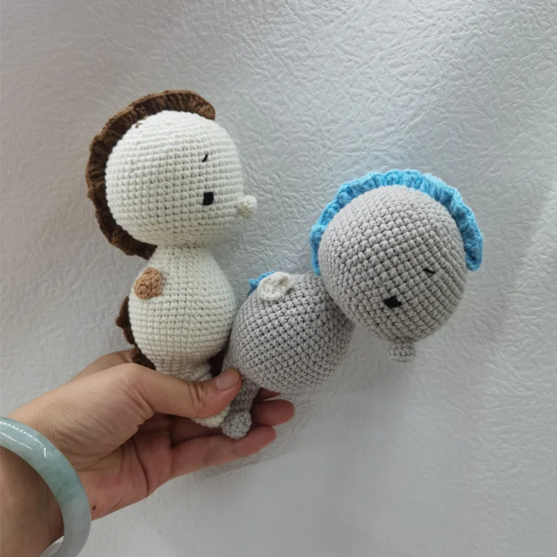 1PC Baby Nursing Cute Cartoon Crochet Sea Horse Pendant Rattle For Baby Mobile Pram Crib Ring Accessories Newborn Grasping Toys 2