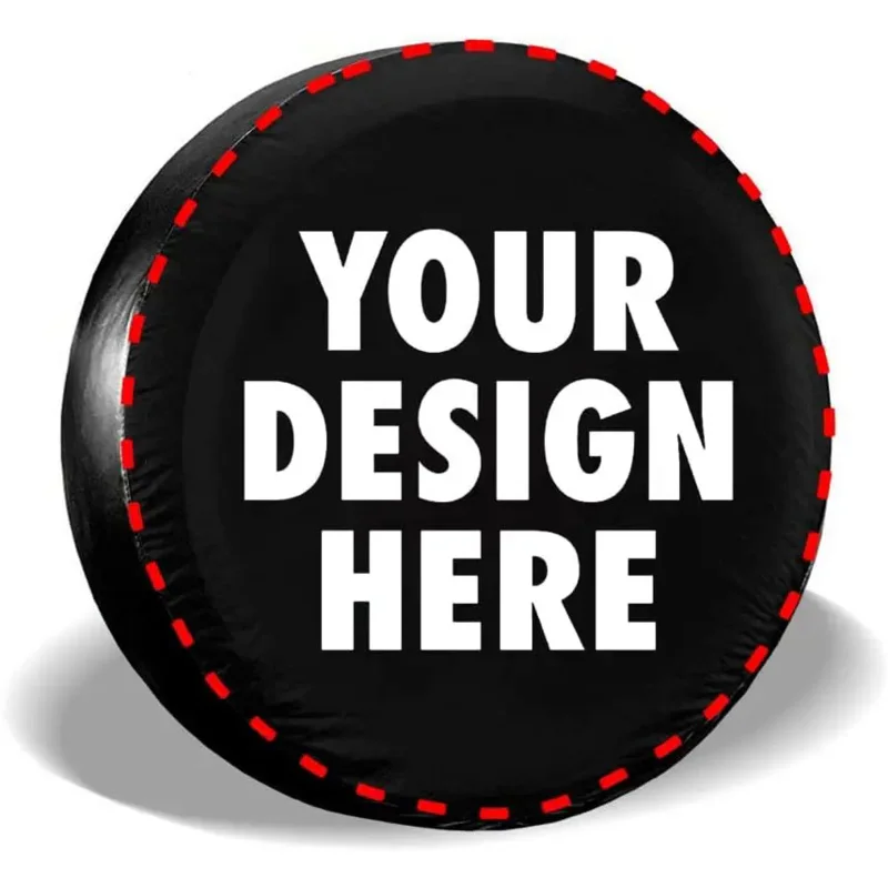 

Чехол для запасных шин на заказ, персонализированный Чехол для шин с текстом и изображением, защищающий от атмосферных воздействий, пыленепроницаемый для 14, 15, 16, 17 дюймов