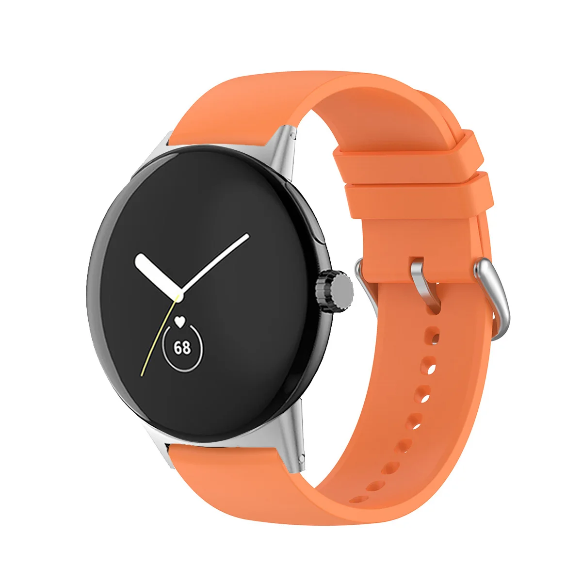 Enhanced Silicone Sport Band for Google Pixel Watch - Smartwatch Wrist Bracelet Accessory