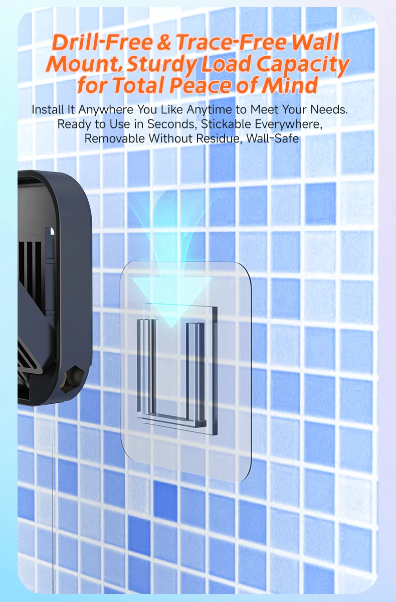 Tragbarer Bluetooth Lautsprecher Mit Saugnapf Und Touch Steuerung_voghion.com